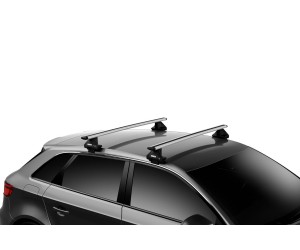 Багажник на гладкую крышу Thule Wingbar Evo для Audi A3/S3/RS3 (mkIII)(седан) 2013-2020 (TH 7113-7105-5121)